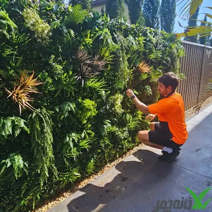 نظافت و نگهداری گرین وال مصنوعی